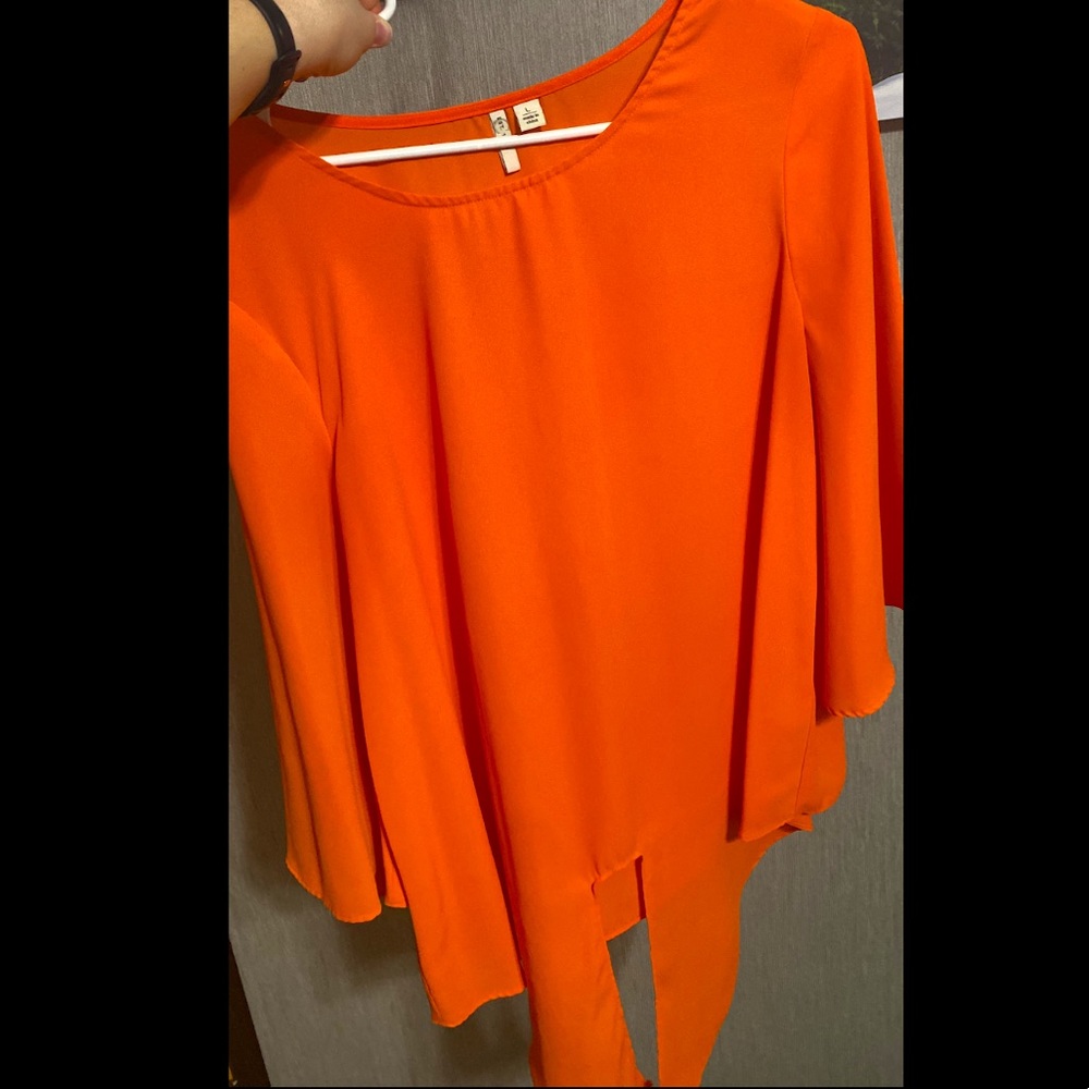 Orange Blouse